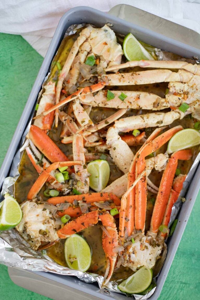 Baked Jerk Crab Legs (Caribbean Style)