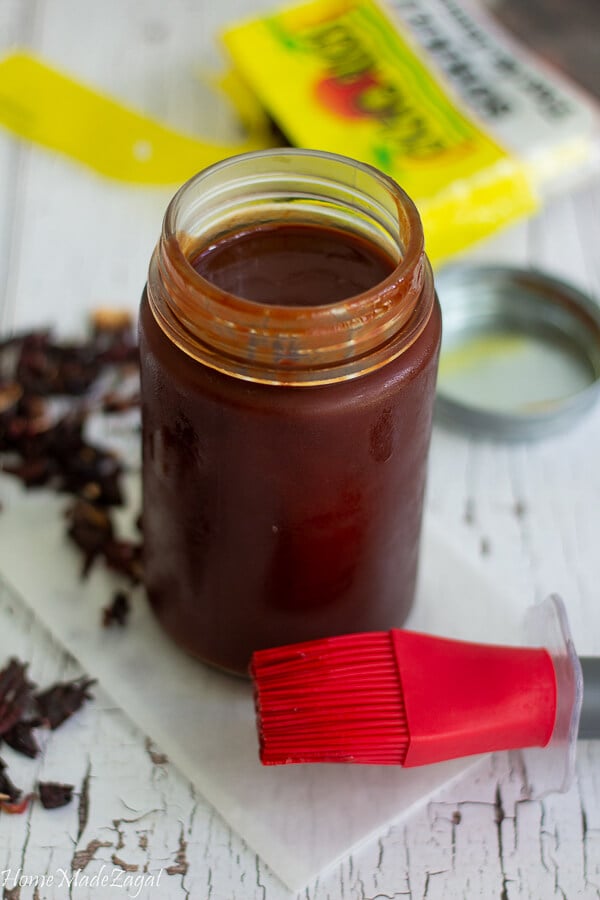 BBQ-Sauce-made-with-Sorrel-Leaves