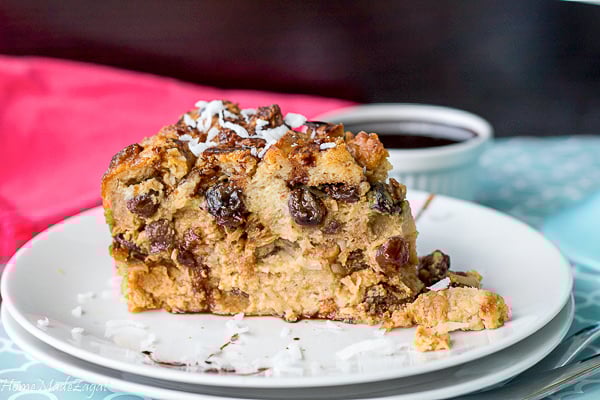 How to make coconut bread pudding