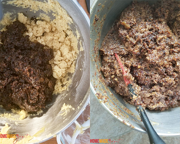 Two bowls with rum soaked fruits to make cake