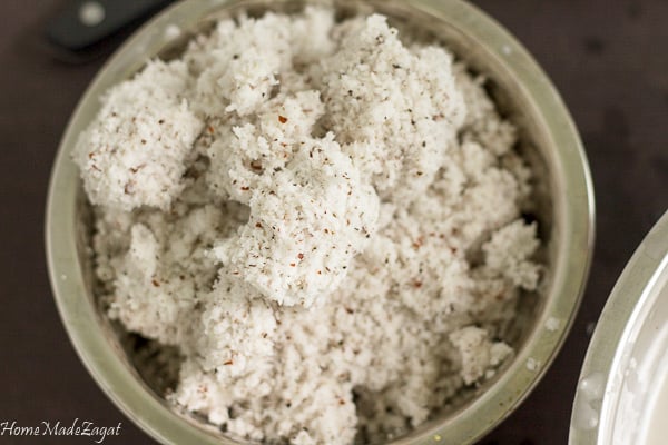 Dry coconut husk