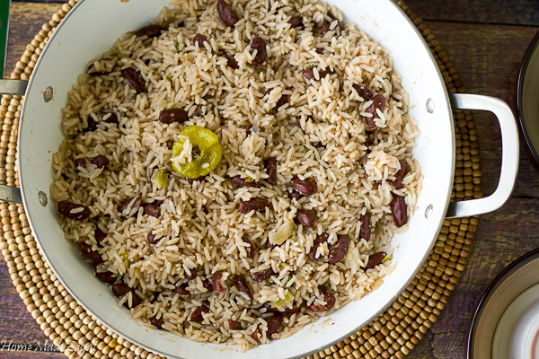 Authentic Rice and Peas recipe