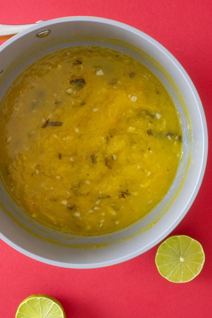 Mangoo sour simmered down and ready to serve.