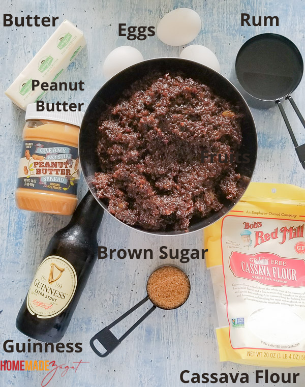 Ingredients for the best cassava cake recipe