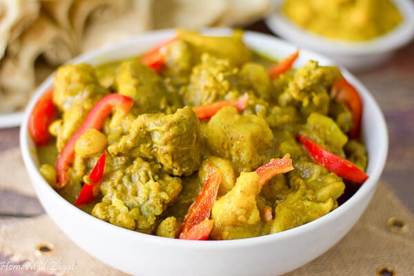 Recipe for curry chicken from Trinidad and Tobago