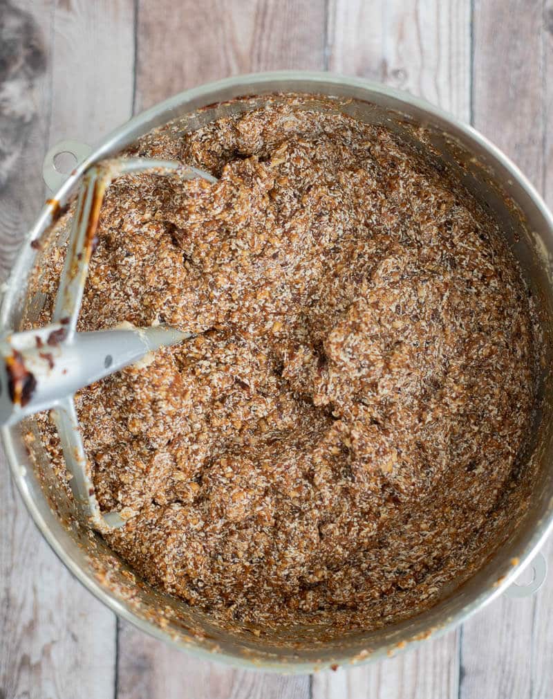 Add fruits and browning to black cake batter.