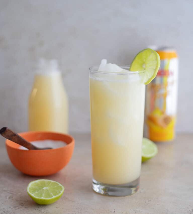 Caribbean Cassava Drink with Fresh Juice